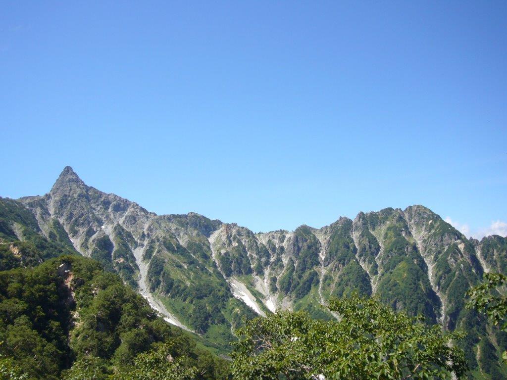 槍ヶ岳の北鎌尾根の山行記録。2泊3日 